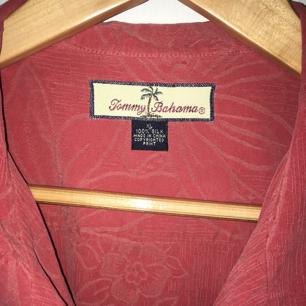 Tommy Bahama Burnt Orange Button Down